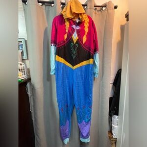 Charming Frozen Anna Adult Onesie Pajamas
